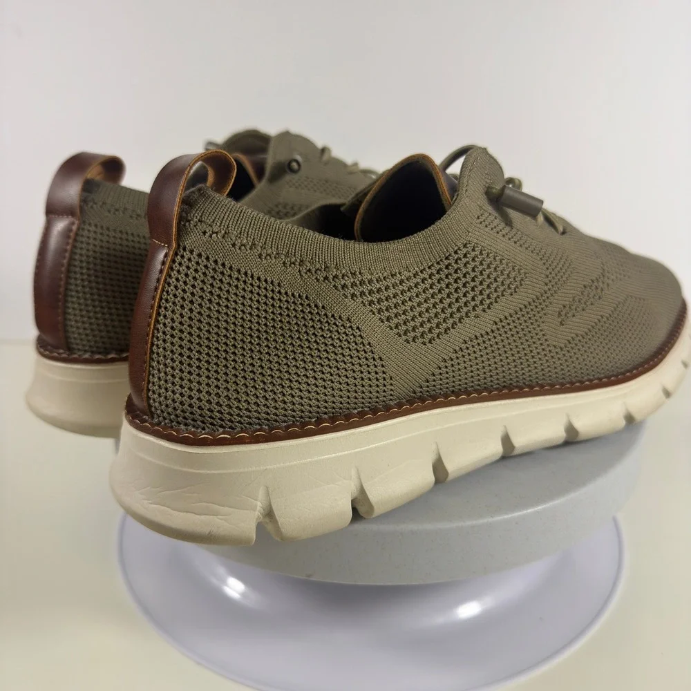 Wingtip Oxford Mens Olive Green Sneakers C24948‎